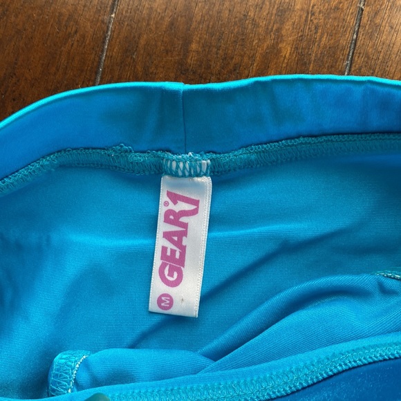 Vintage Gear1 high waisted bikini bottom with a sheen to it - Picture 2 of 4